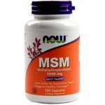 Now Foods MSM Methylsulfonylmethan 1000 mg 120 kapslí – Hledejceny.cz