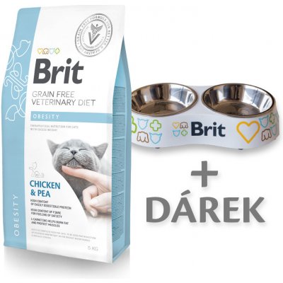 Brit Veterinary Diets Cat GF Obesity 5 kg