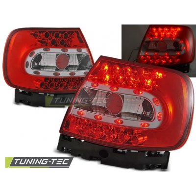 Zadní světla, lampy LED Audi A4, 1995-2000, sedan, čiré, červené – Hledejceny.cz