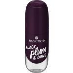 essence Lak na nehty Gel Nail Colour 8 ml 84 BLACK plum & DONE – Zbozi.Blesk.cz