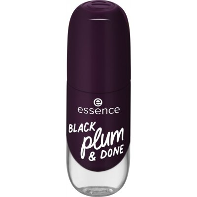essence Lak na nehty Gel Nail Colour 8 ml 84 BLACK plum & DONE – Zbozi.Blesk.cz