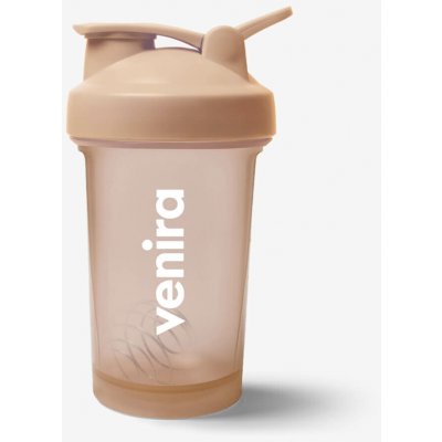 VENIRA shaker PRO s poutkem, světle hnědý - 400 ml – Zboží Dáma