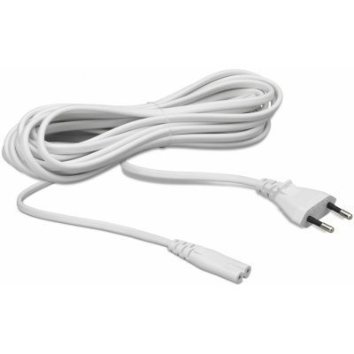 Flexson 5m napájecí kabel s přímou koncovkou Barevné provedení: Bílá – Zboží Živě