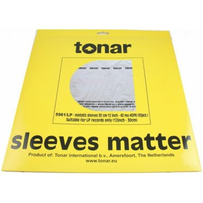 Tonar NOSTATIC LP-12" inner sleeves (50) – Zboží Živě