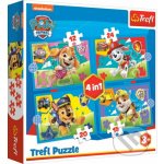 TREFL Tlapková patrola Běžící štěňata 4v1 12,15,20,24 dílků – Zboží Mobilmania