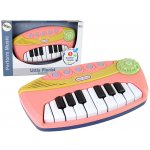 LEAN Toys Malý pianista interaktivní růžové piano