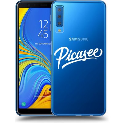 Pouzdro Picasee silikonové Samsung Galaxy A7 2018 A750F - Picasee - White čiré – Zbozi.Blesk.cz