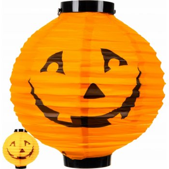 Malatec 20162 Lampion Halloween svítící dýně LED 20 cm