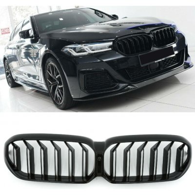 Maska BMW 5 G30/G31 (2020-2023) – černá lesklá (dvojitá) – Hledejceny.cz