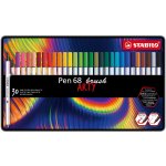 Stabilo Pen 68 brush Arty30 ks sada v plechu – Zboží Živě