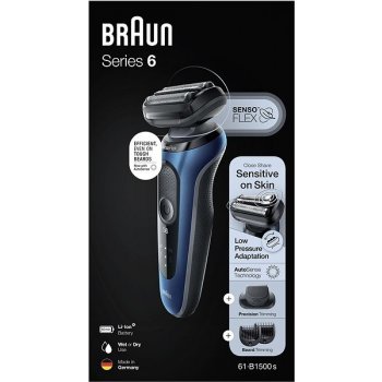 Braun Series 6 61-B1500s Blue