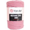 Příze YarnArt Příze Macrame Cord 792, 3 mm - tmavá starorůžová