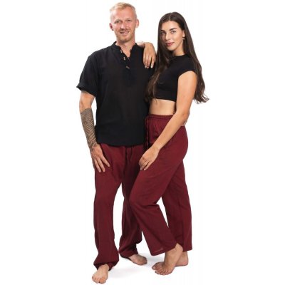 Kalhoty CLASSIC bordó – Zboží Dáma