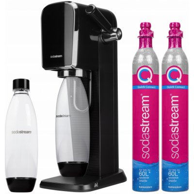SodaStream Art Black + Bombička CQC – Zboží Mobilmania