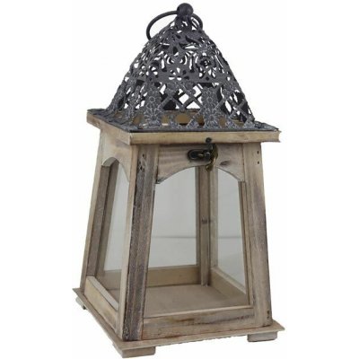 Dřevěná lucerna D7221 – Zboží Dáma