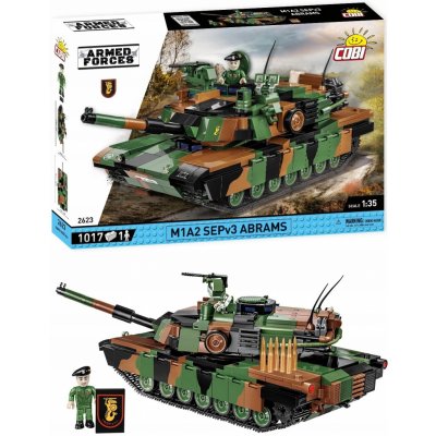 Cobi 2623 Armed Forces Tank polské armády Abrams M1A2 SEPv3 – Zboží Dáma