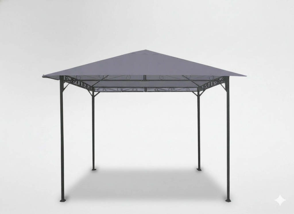 Pro-Tech shop Zahradní altánek - šedý 3x3m 62183 TUN5736