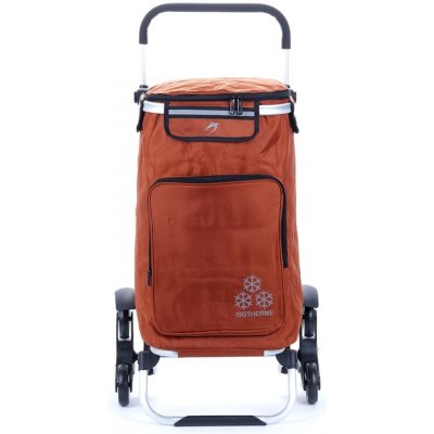 Airtex 109 Nákupní taška na kolečkách do schodů s termokapsou, oranžová – Zboží Dáma