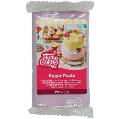Fun Cakes Potahovací a modelovací hmota Fialová pastelová Pastel Lilac 250 g – Zboží Dáma