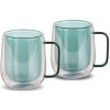 Sklenice VASO LAMART LT9124 SET 2 TEA ZELEN 250 ml