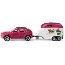 Schleich 42535 Dobrodružné auto s přívěsem a koněm