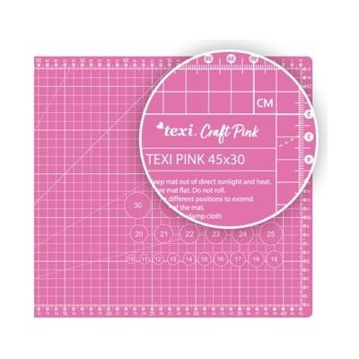Řezací podložka TEXI PINK 5 vrstvá velikost 45 x 30 cm – Zboží Dáma