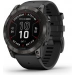 Garmin Fenix 7X PRO 51 mm Sapphire, Solar, Carbon Gray DLC Titanium / Black 010-02778-11 – Zboží Živě