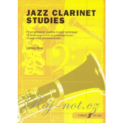 Jazz Clarinet Studies 78 jazzových etud se stoupající obtížností 1-5 / klarinet – Zboží Mobilmania