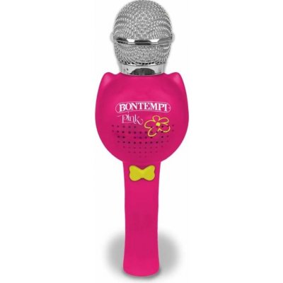 Bontempi Karaoke bezdrátový mikrofon růžový – Zboží Dáma