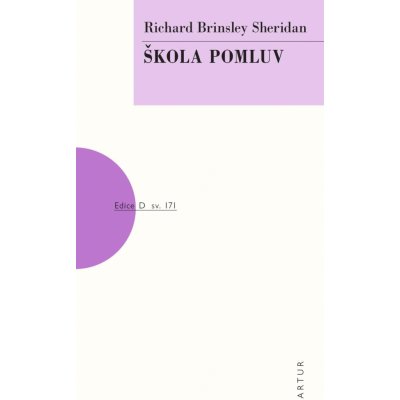 Škola pomluv - Richard Brinsley Butler Sheridan – Zboží Mobilmania