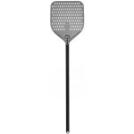 TECHNICA Černá, perforovaná lopata na pizzu z anodového hliníku s hliníkovým úchytem, čtvercová, 310x355x1200 mm | TECHNICA, Pizza Line – Zboží Mobilmania