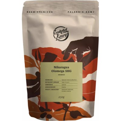 Instytut Kawy Nicaragua Coffee Institute Olomega SHG zrnková 250 g – Hledejceny.cz