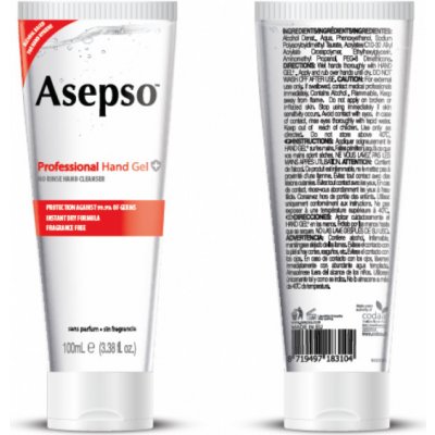 Asepso profesionální dezinfekční gel na ruce 100 ml – Hledejceny.cz