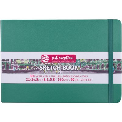 Talens Art Creation Sketchbook v pevné vazbě Forest Green 21 x 14,8 – Zboží Mobilmania