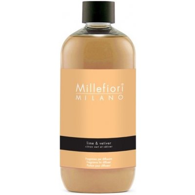 Millefiori náplň do difuzéru NATURAL Lime & Vetiver 250 ml – Sleviste.cz