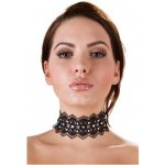 Obojek krajkový Cottelli Collection RHINESTONE CHOKER black – Zboží Dáma