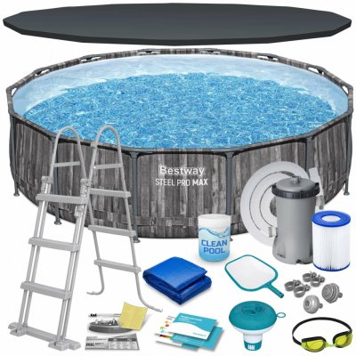 Bestway Steel Pro Max Wood 3,66 x 1 m 5614Z – Hledejceny.cz