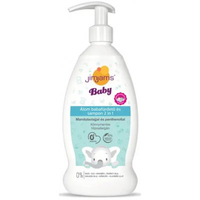 JimJams Baby 2v1 koupel a šampon pro miminka 400 ml – Sleviste.cz