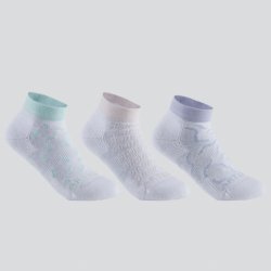 ARTENGO Dětské polovysoké tenisové ponožky RS160 3 páry bílé