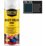 Den Braven DISTYK Multi color spray 400 ml RAL 7016 ANTRACITOVÁ ŠEDÁ – Sleviste.cz