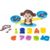 Živá vzdělávací sada Zábavná vzdělávací hra s čísly a zvířátky balanční váha Opička