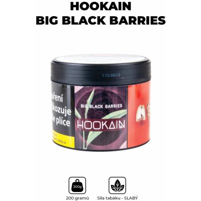 Hookain Big Black Barries 200 g – Zboží Dáma