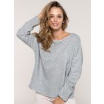 dámská mikina světle šedý melír – Sleviste.cz