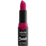 NYX Professional Makeup Suede Matte Lipstick matná rtěnka 12 Clinger 3,5 g – Zboží Mobilmania