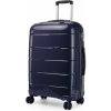 Cestovní kufr Kono Classic 7 Kufr spinner tmavě modrá 68 l