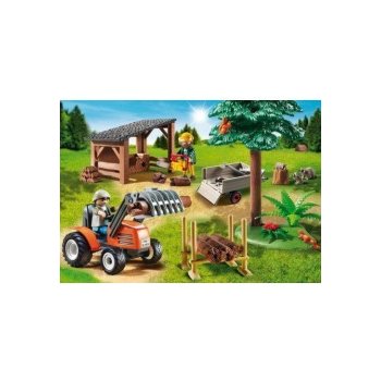 Playmobil 6814 Dřevorubec s Traktorem