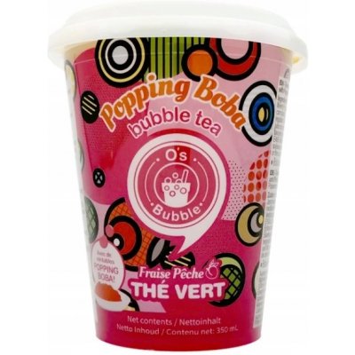 Madam Hong Peach popping boba - bubble tea 320 ml – Zboží Mobilmania