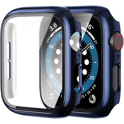 AW Lesklý case na Apple Watch Velikost sklíčka: 38mm, Barva: Modrý IR-AWCASE069 – Zboží Mobilmania