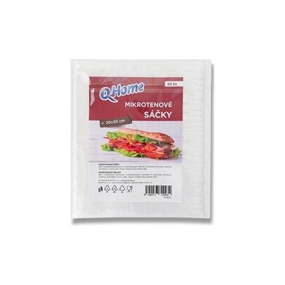 Q Home - mikrotenové sáčky - 20 × 30 cm – Zboží Dáma