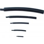 Bužírka smrštovací 2:1, 6,0 mm černá, 1 m